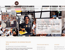 Tablet Screenshot of herkenrath-hof.de